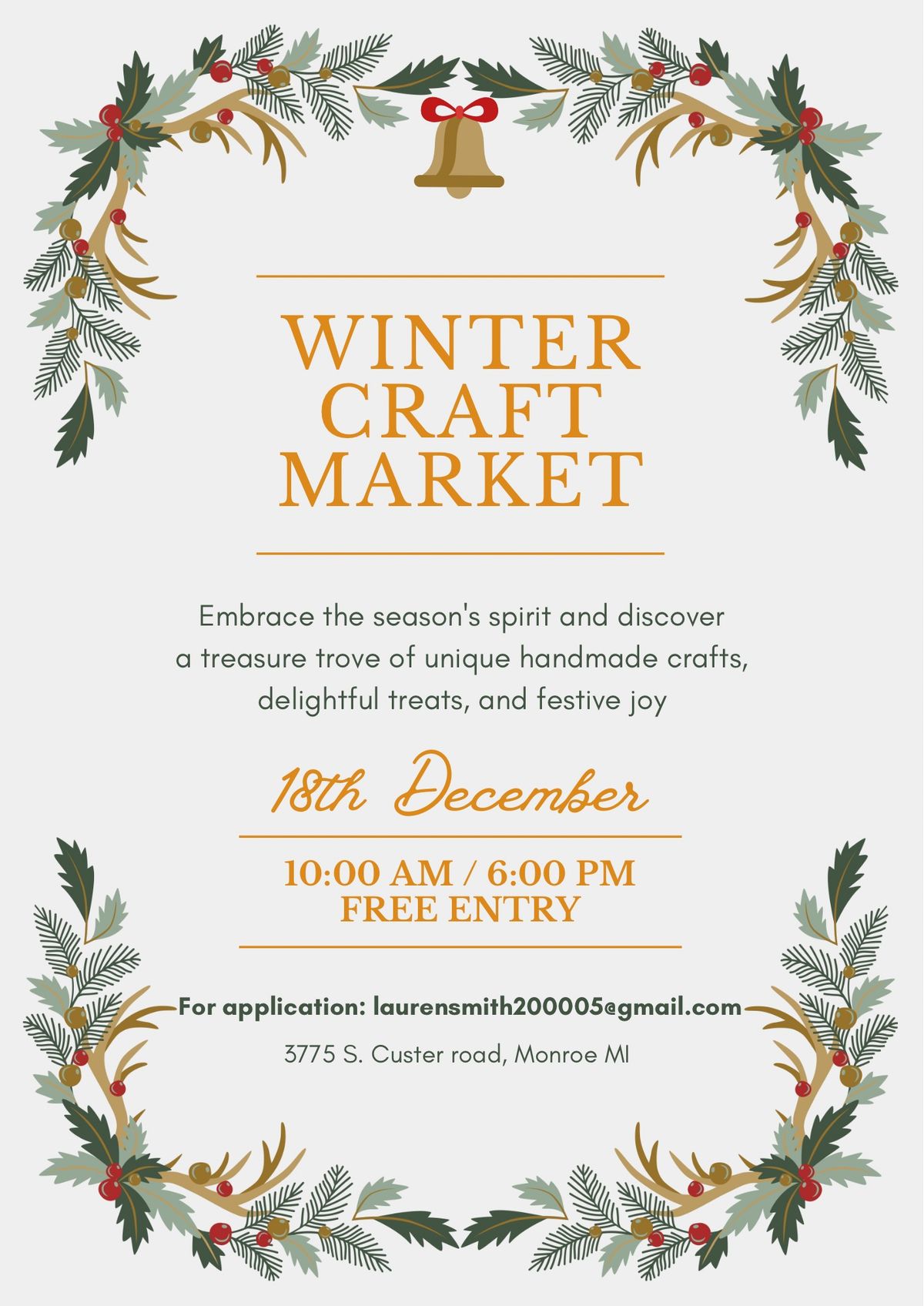 Winter craft market 