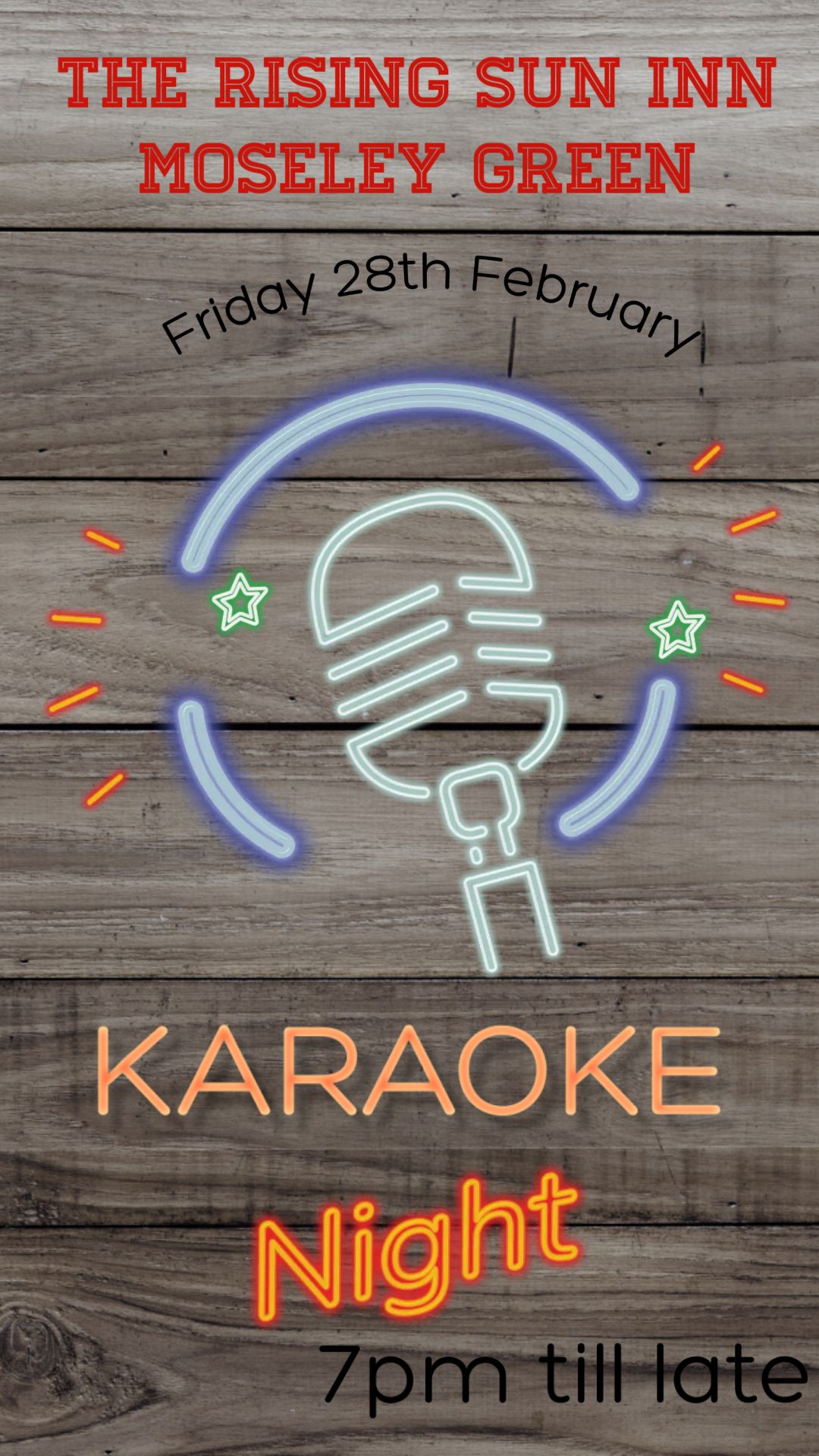 Rising Sun Inn Karaoke Night