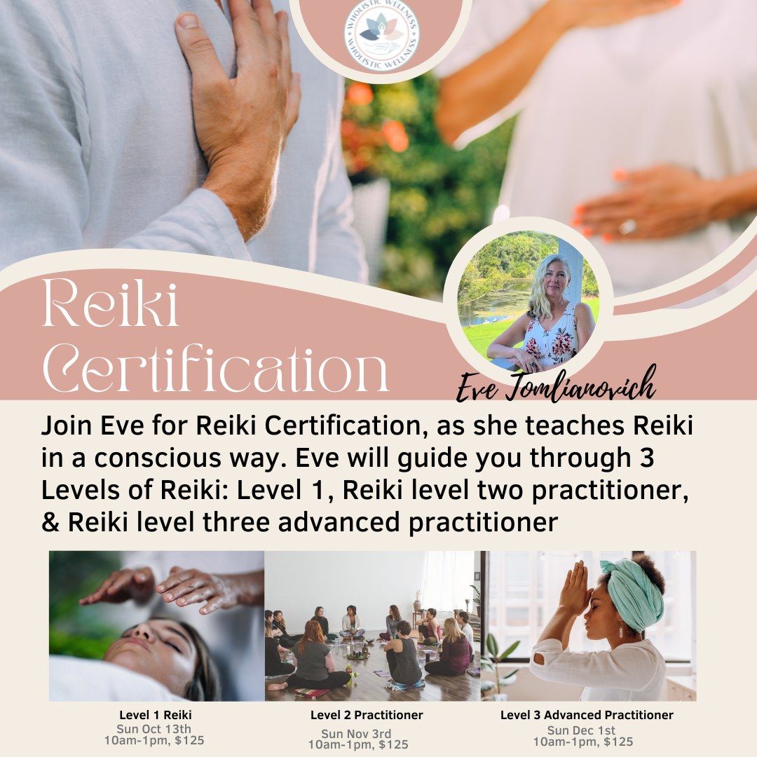 Reiki Certification with Eve