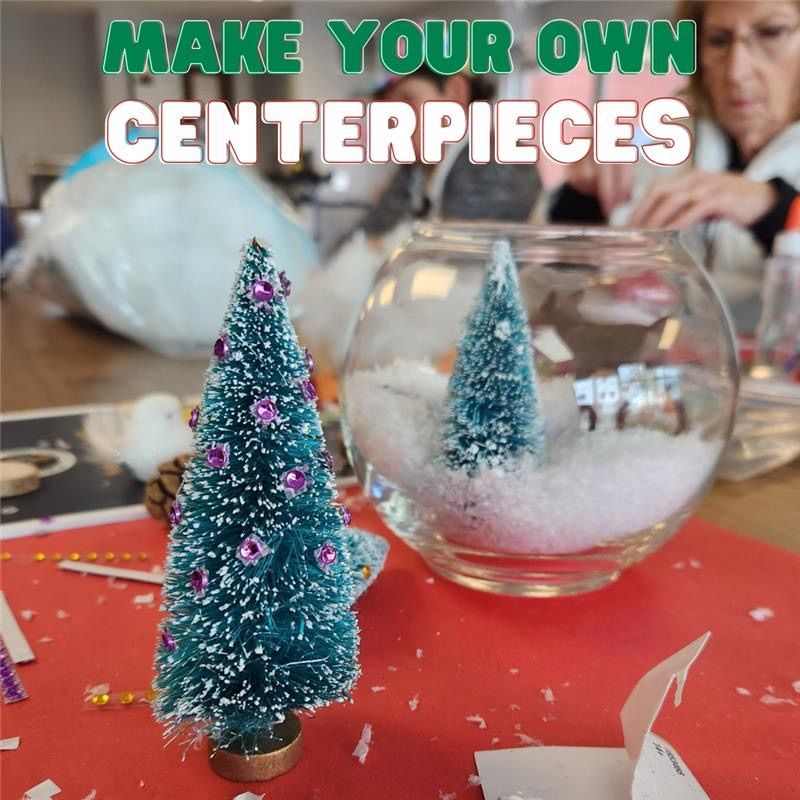 DIY Christmas Centerpieces 