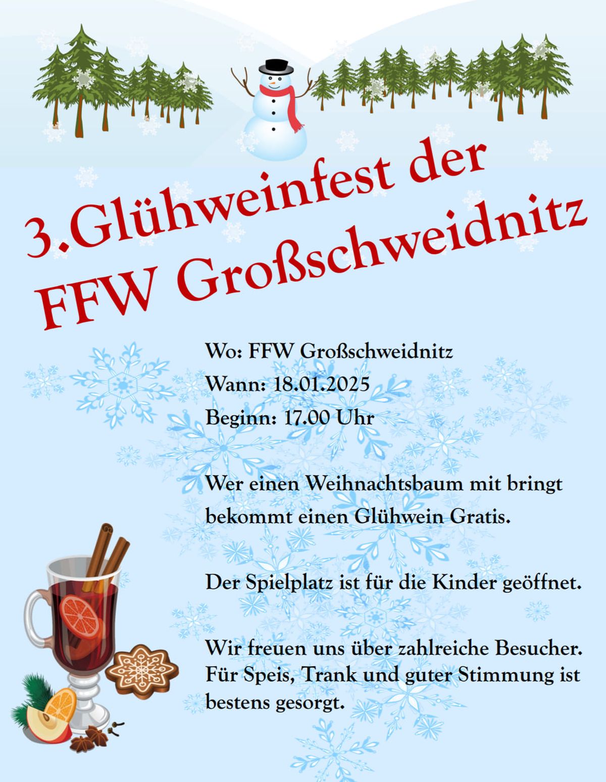 3. Gl\u00fchweinfest der FFW Gro\u00dfschweidnitz 