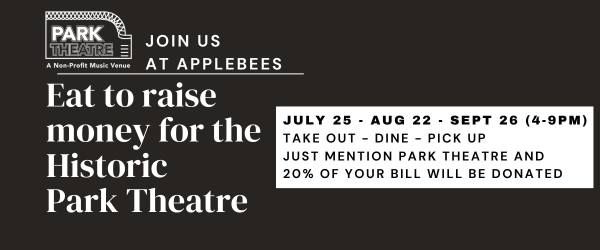 Eat to Fundraise for the Park Theatre @ Applebee's Group Raise Fundraising Event