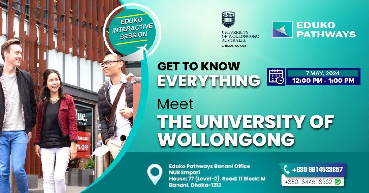Eduko Interactive Session: Meet University of Wollongong, Australia