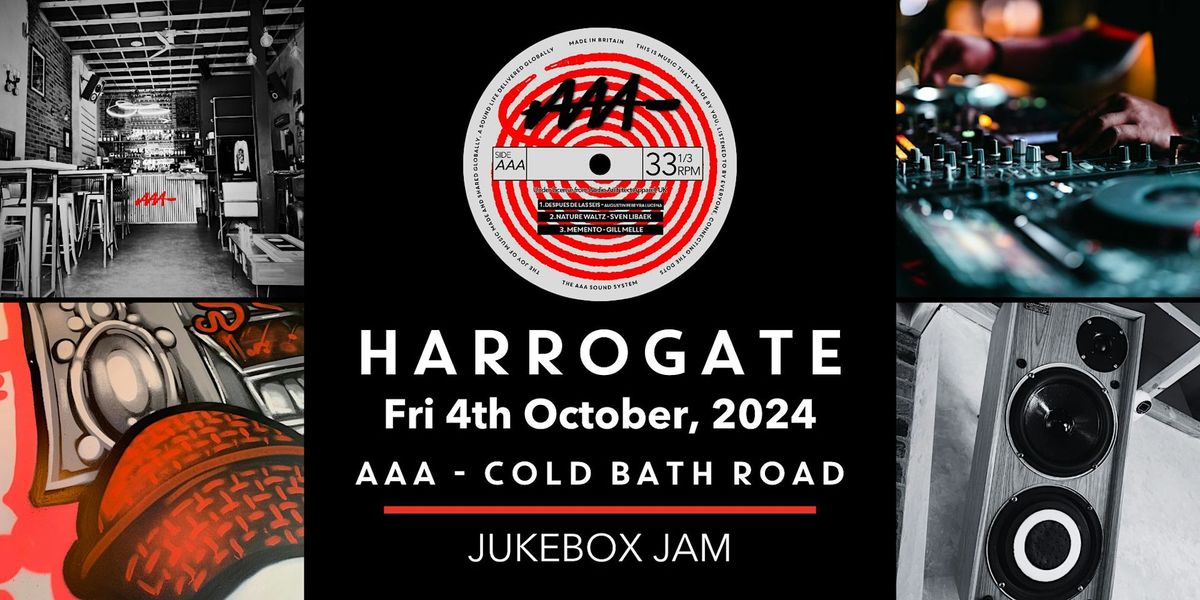 Jukebox Jam: Your Night, Your Playlist! - Harrogate - 4th October, 2024