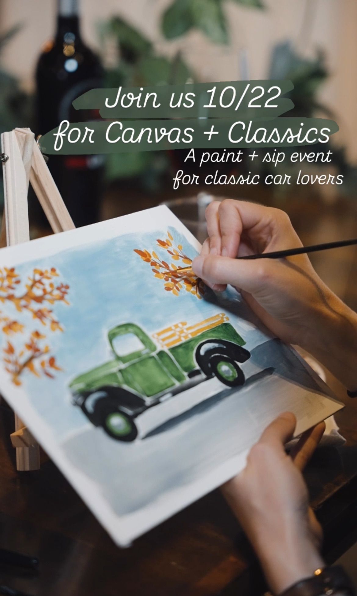 \u2018Canvas + Classics\u2019 Paint + Sip