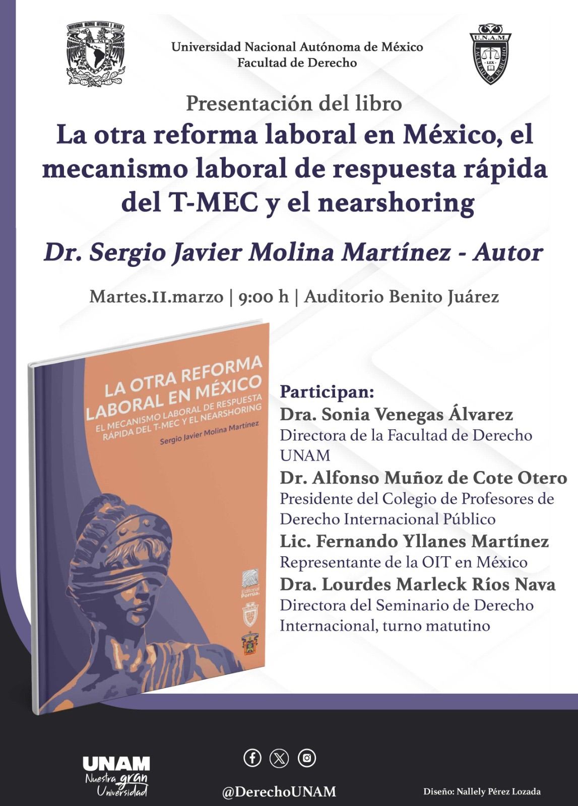 Presentaci\u00f3n del libro "La otra reforma laboral en M\u00e9xico, el mecanismo laboral de respuesta.."