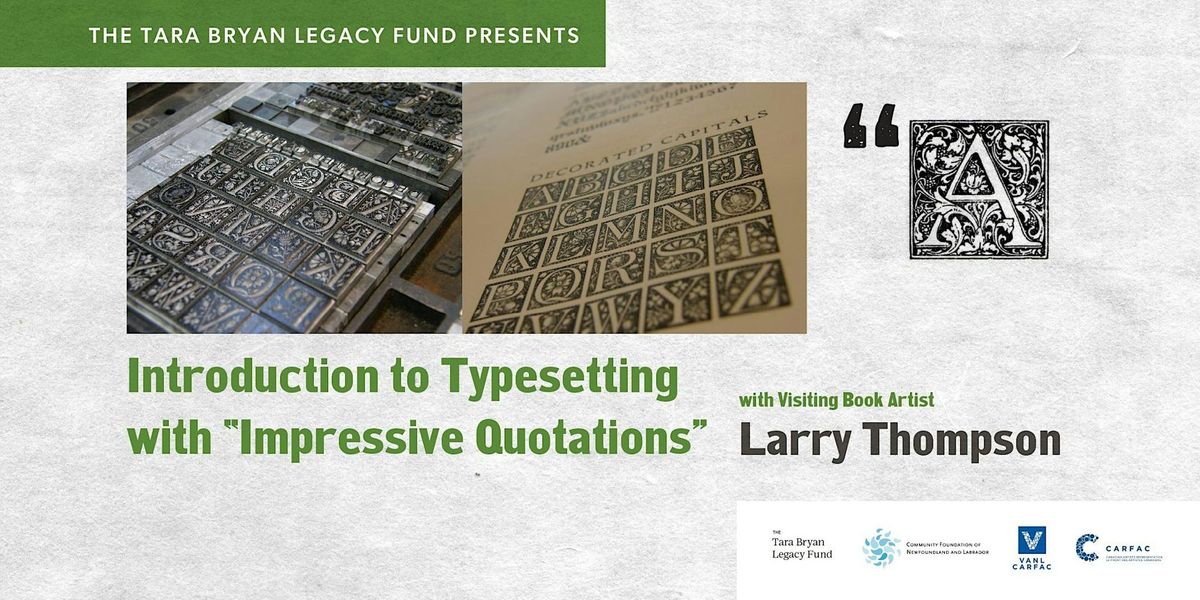 Introduction to Typesetting with \u201cImpressive Quotations\u201d