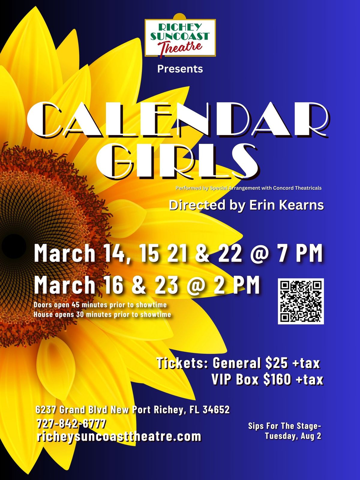 Calendar Girls Auditions @ Richey Suncoast Theatre