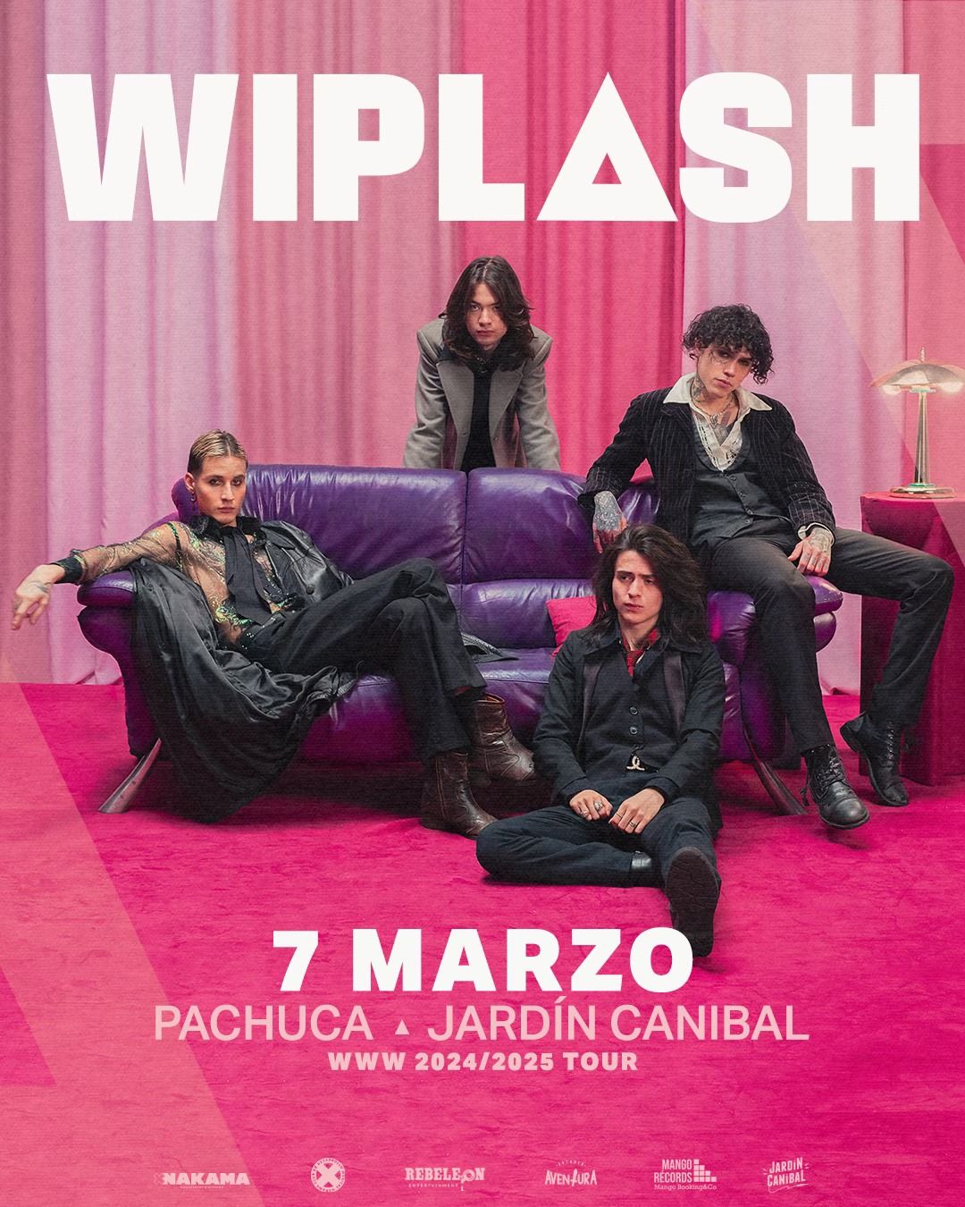 WIPLASH "WWW TOUR" - PACHUCA JARD\u00cdN CANIBAL