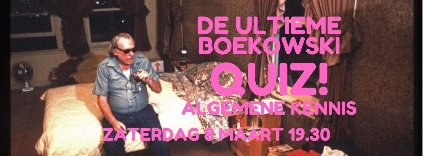 De ultieme Boekowski Quiz! Test uw algemene kennis