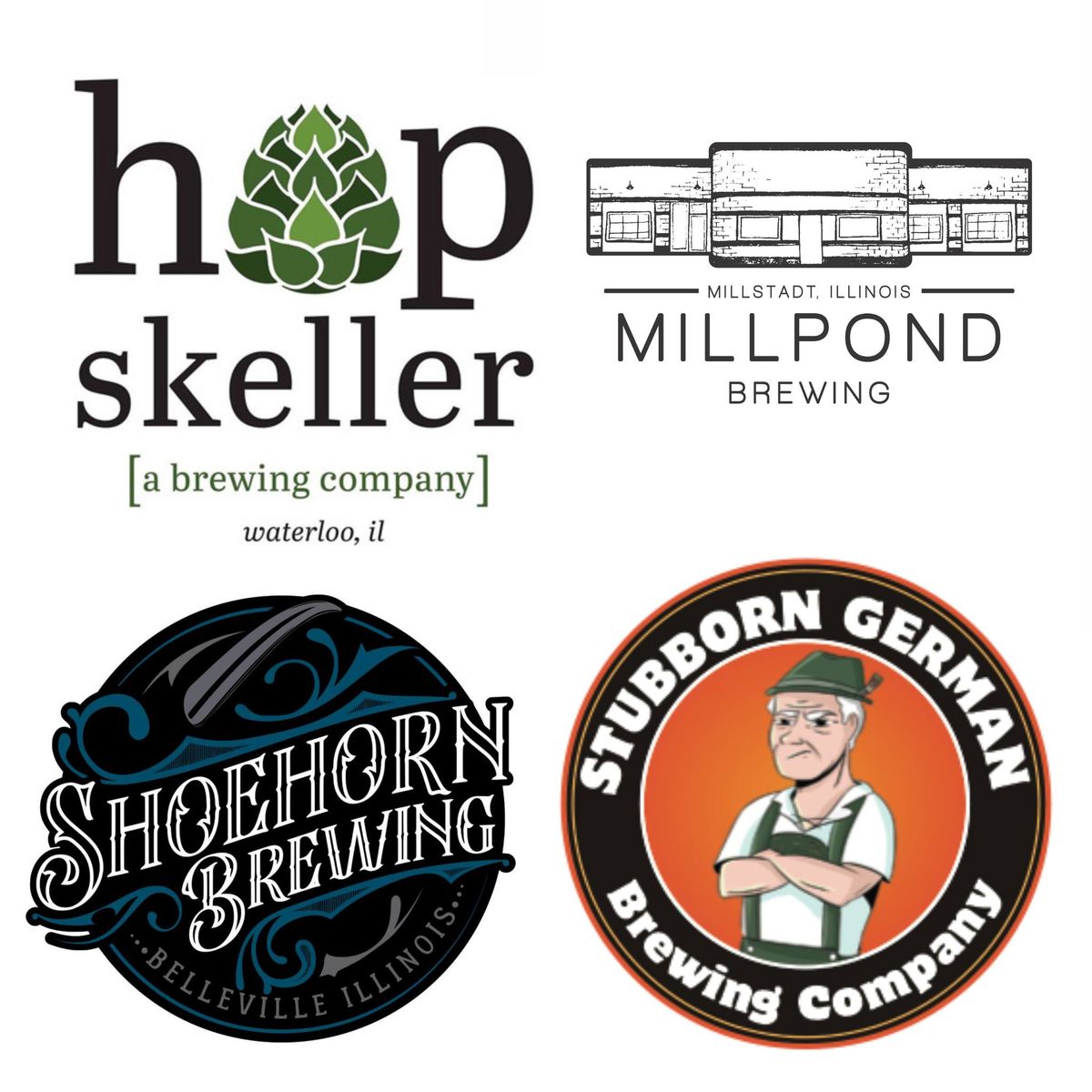 BrewHop STL ALL ILLINOIS Tour - Shoehorn, Millpond, Hopskeller and Stubborn German