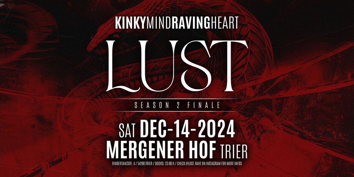 LUST w\/ TRANCEMASTER KRAUSE 