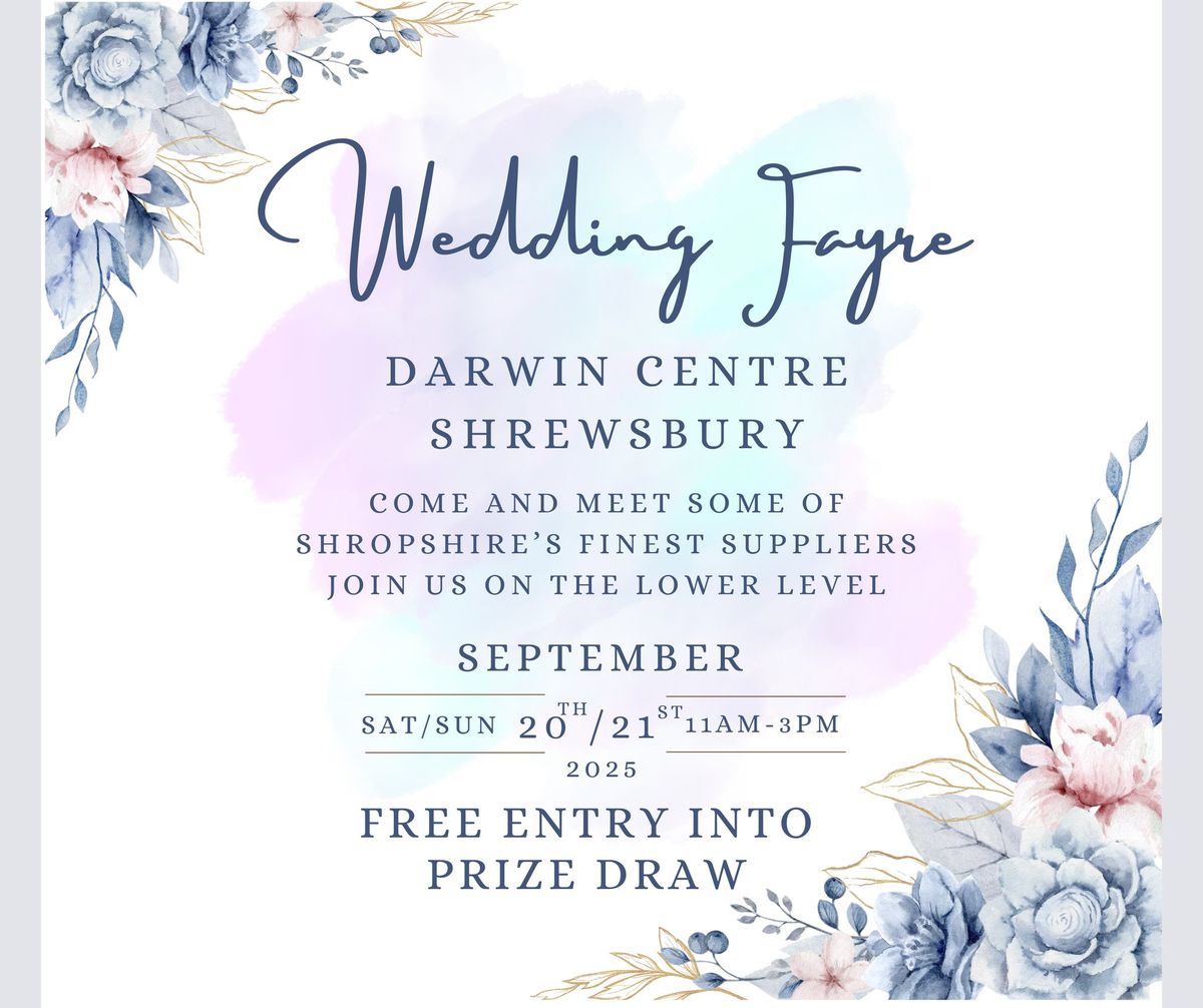 Wedding Fayre Darwin Centre