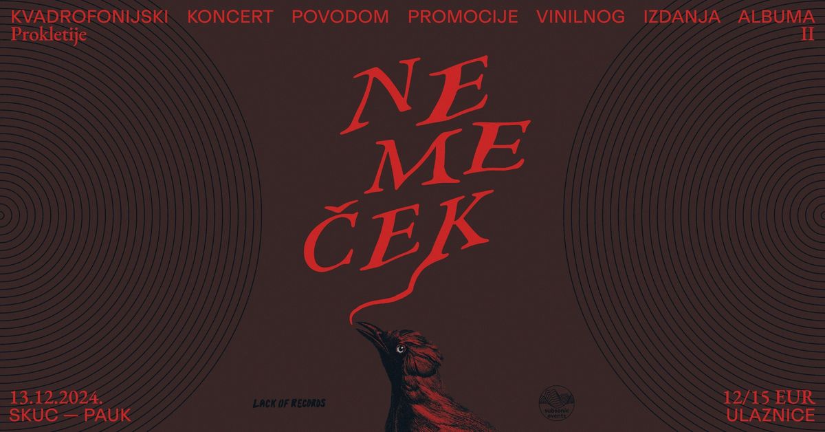 Neme\u010dek u Pauku! Promocija vinilnog izdanja albuma "Prokletije II"