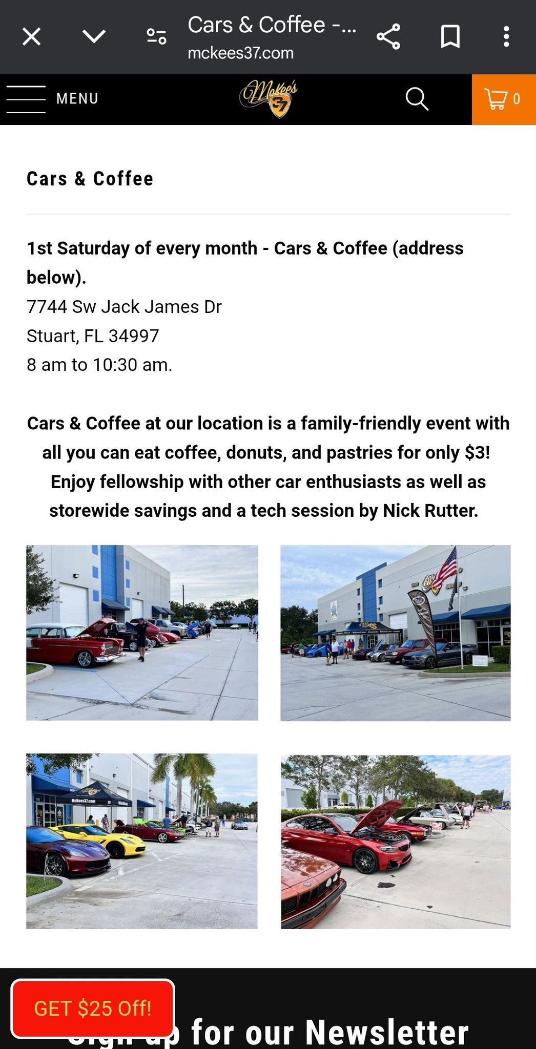 (Cruise) McKee's Cars and Coffee