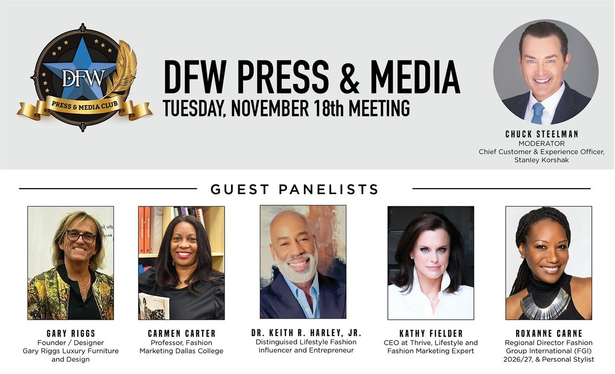 DFW Press & Media Club : Press, Media, & Fashion