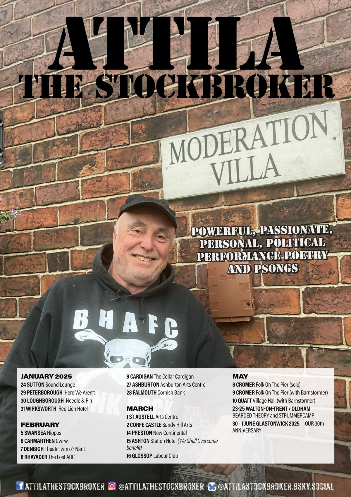 WIRKSWORTH - Attila the Stockbroker - Performance Poet\/Musician 