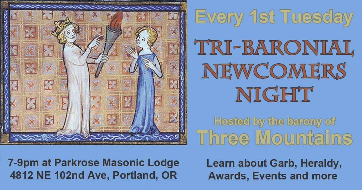 Tri-baronial Newcomers Night and Lodge Social