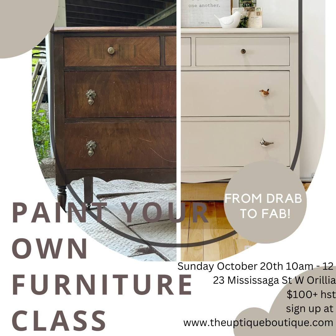 Paint Your Own Furniture Class Workshop