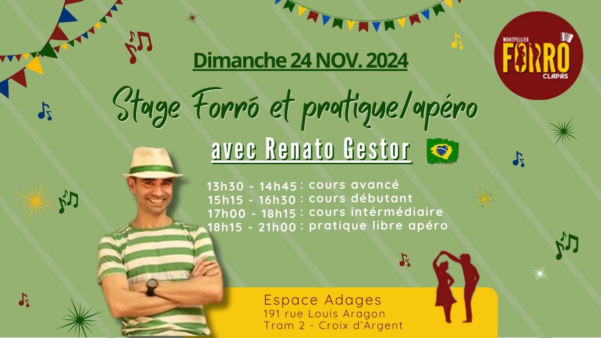 Stage Forr\u00f3 et pratique avec Renat Gestor