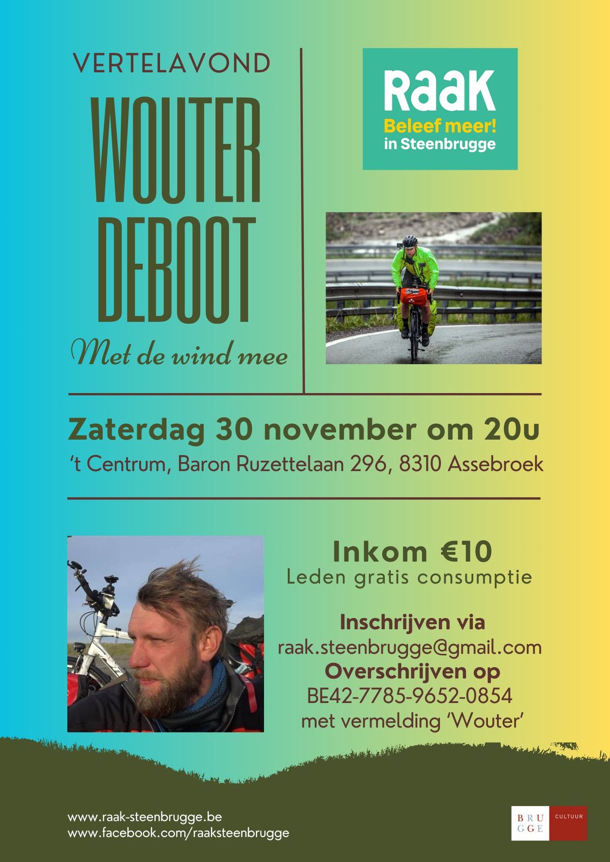 Wouter Deboot vertelt 'Met de wind mee'