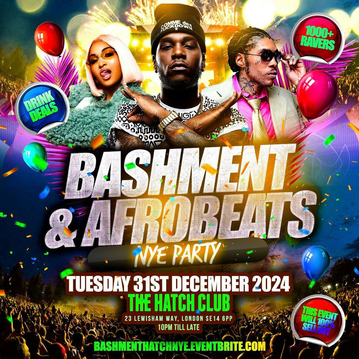 Bashment &amp; Afrobeats New Year\u2019s Eve Party