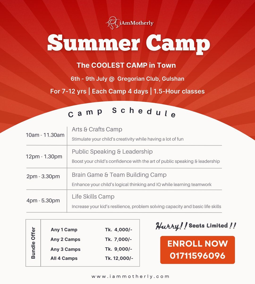 iAmMotherly Summer Camp 2024