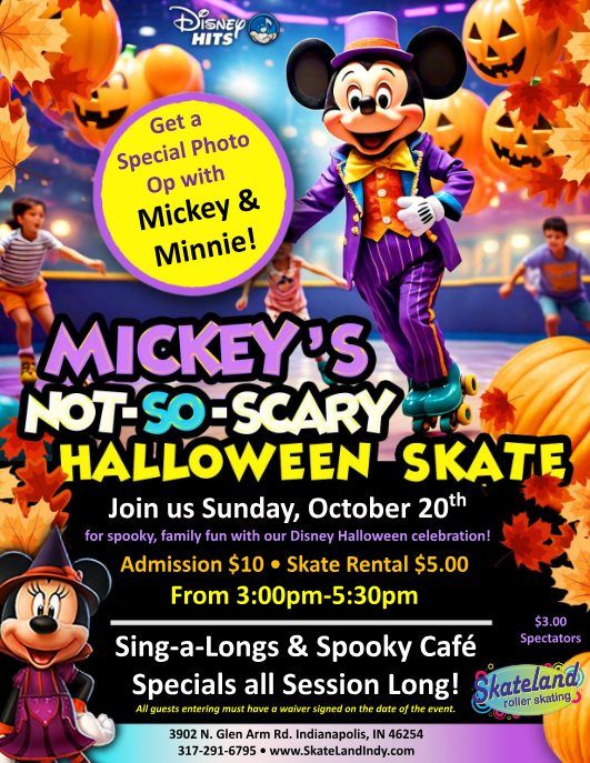 Mickey's Not So Scary Halloween Skate