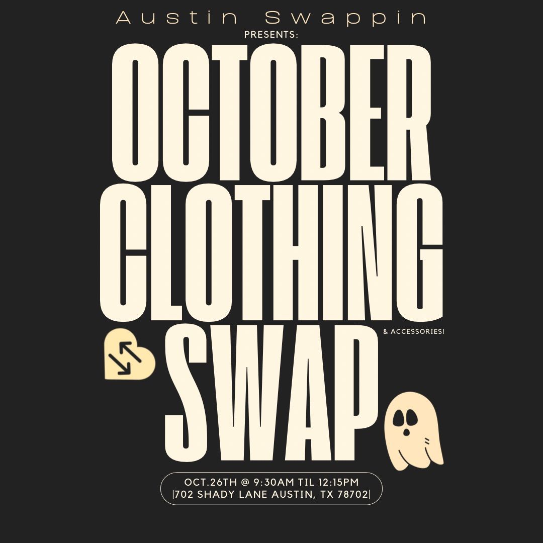 Austin Swappin Oct. Clothing Swap!