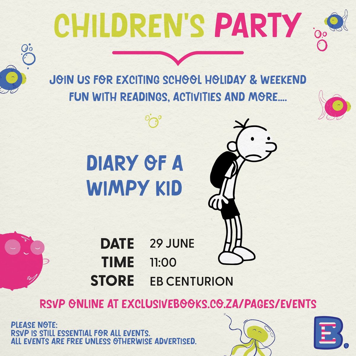 Children\u2019s Event: The Diary of a Wimpy Kid!