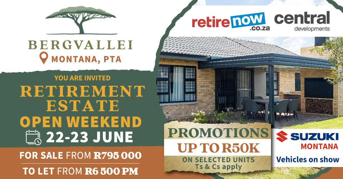 Bergvallei Retirement Estate's Open Weekend