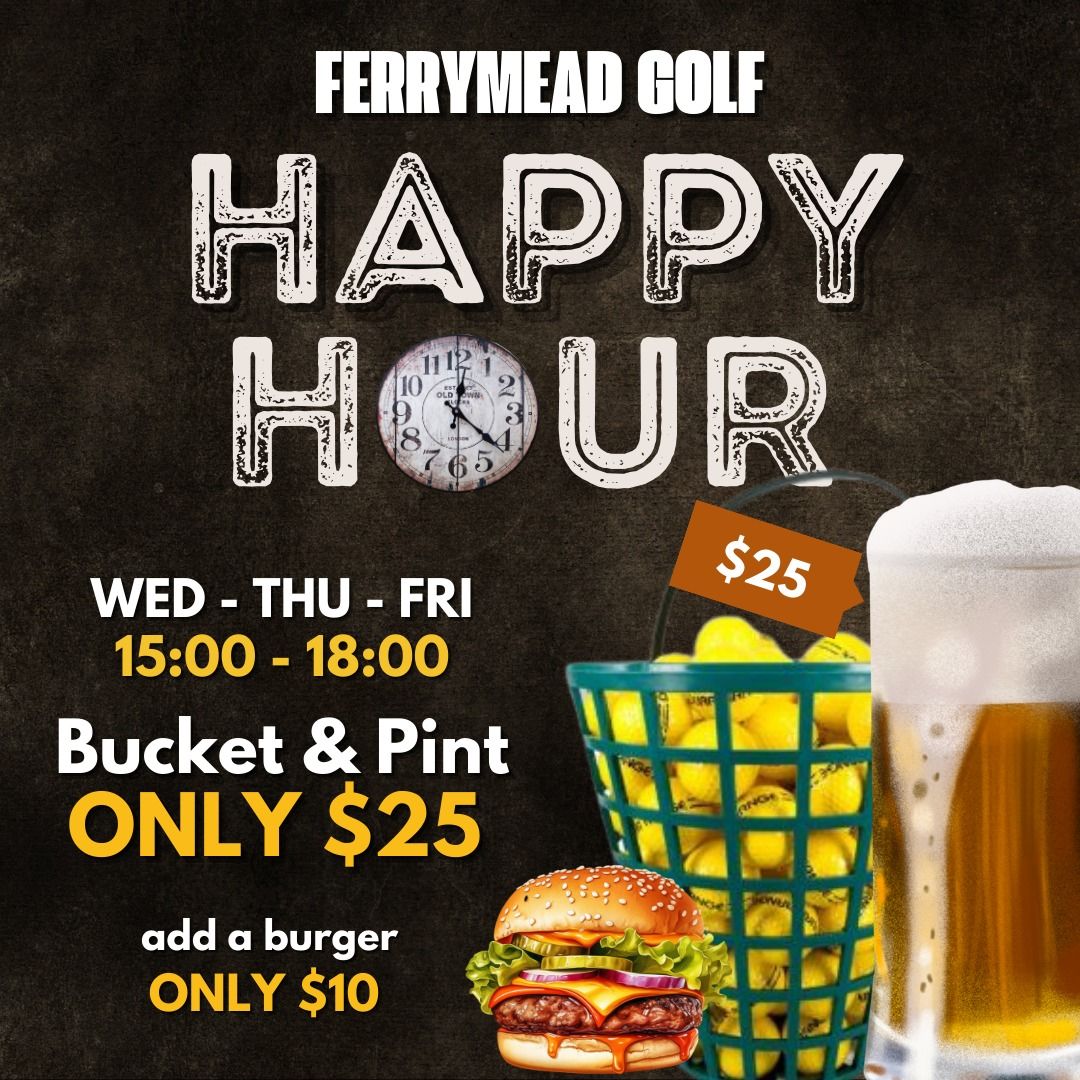 Happy hour $25 bucket & pint