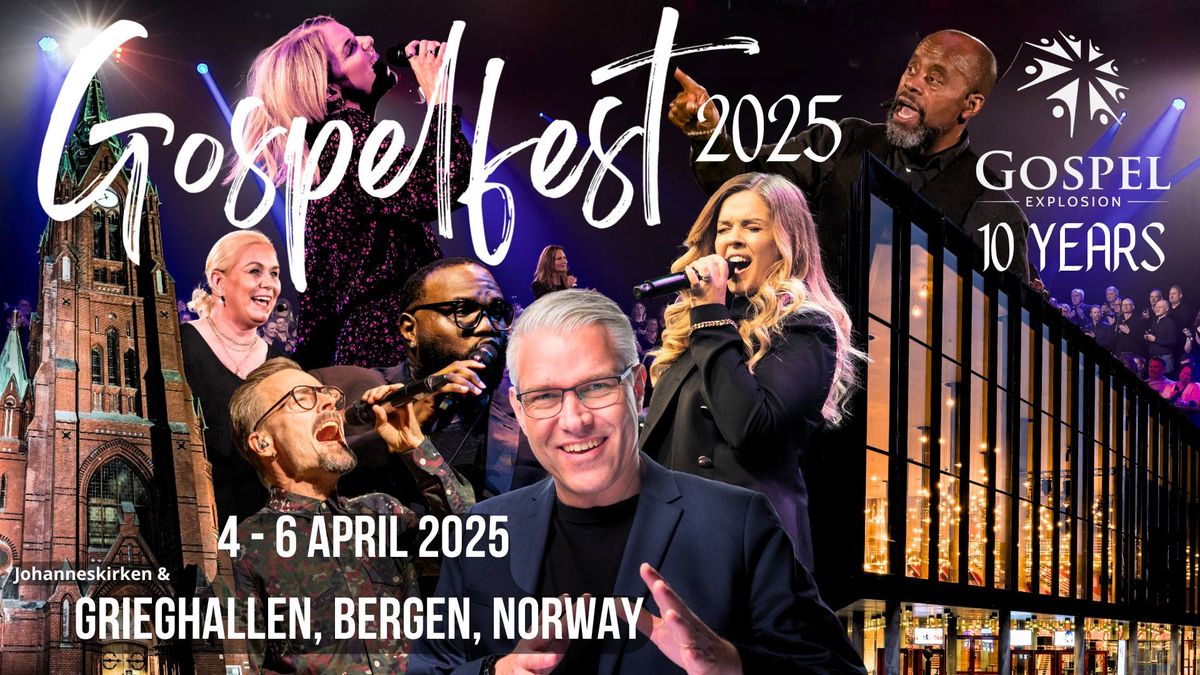 Gospel Explosion 10 \u00e5r. Bli med p\u00e5 jubileumskonserten!