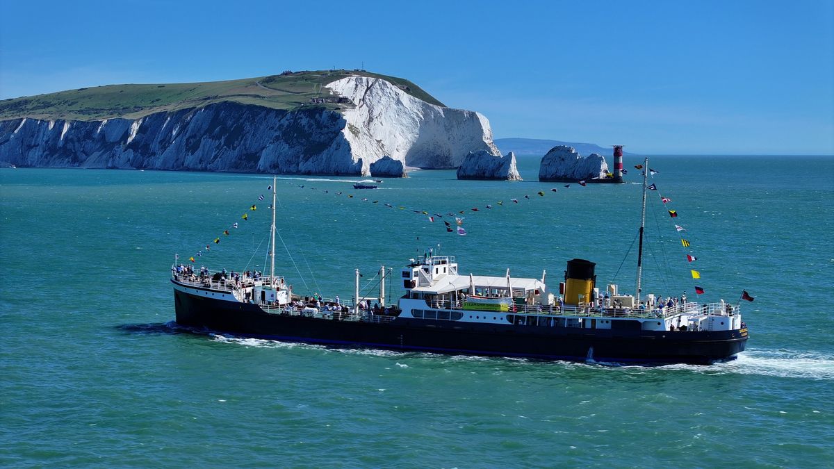 Steamship Shieldhall: Cruise to The Needles, passing the New Forest and the Isle of Wight