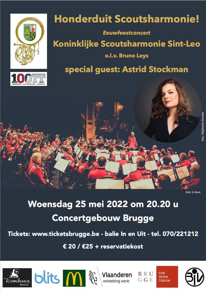 Eeuwfeestconcert Koninklijke Scoutsharmonie Sint-Leo Brugge