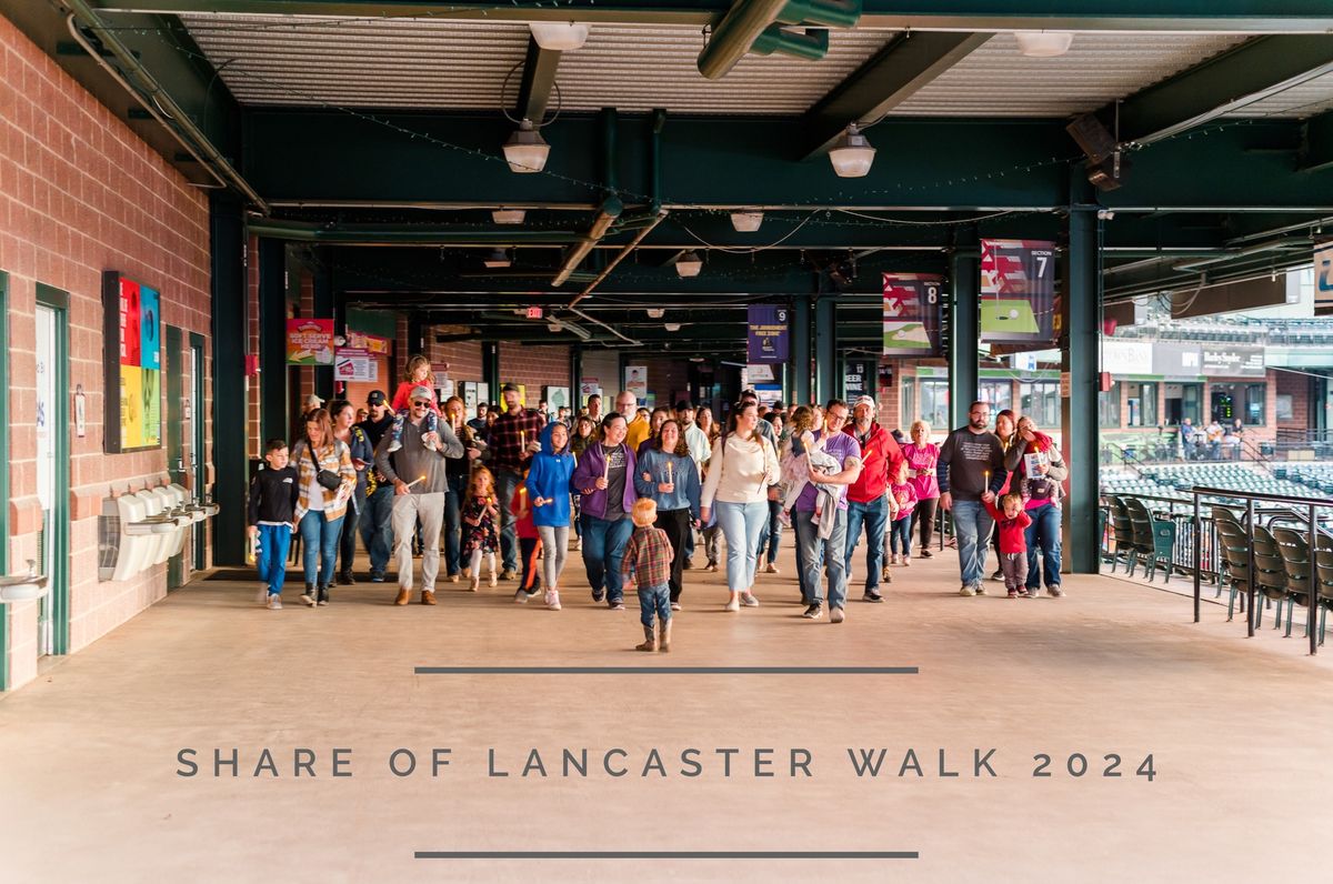 SAVE THE DATE - Share of Lancaster Walk 2024