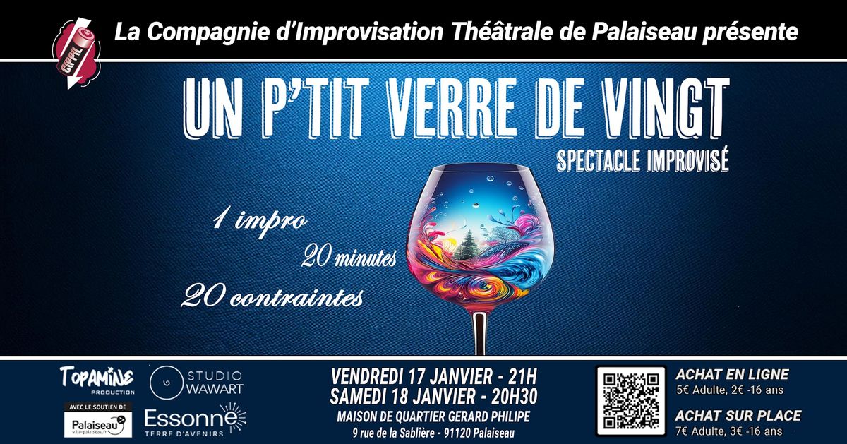 Un p'tit verre de vingt - Vendredi 17\/01\/2025