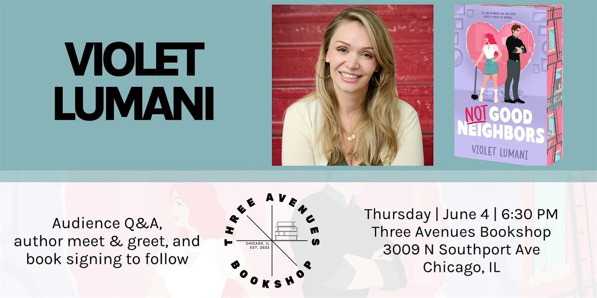 Author event with Violet Lumani