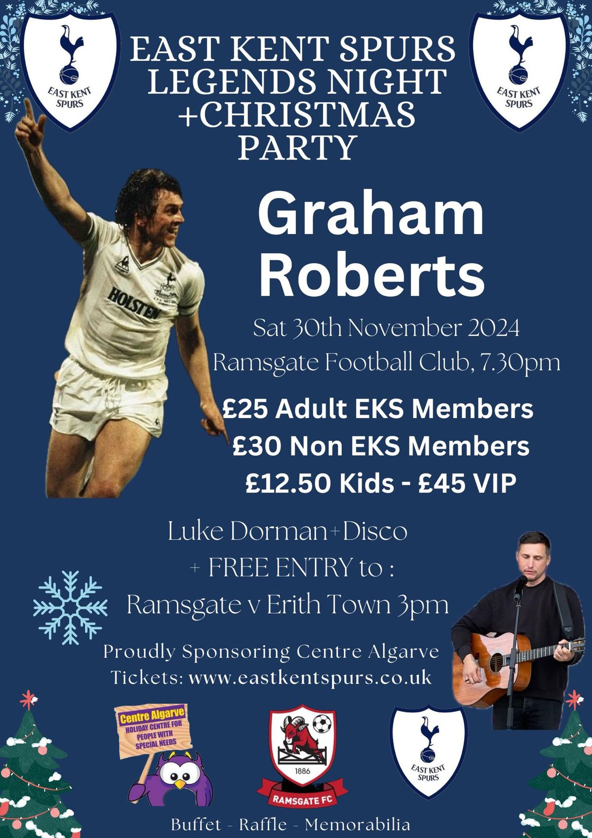 EK Spurs Legends Event \/ Xmas Party 