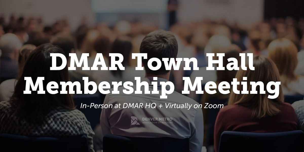 DMAR Town Hall Membership Meeting