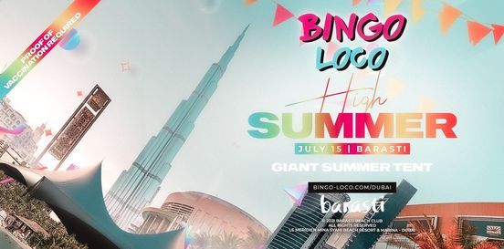 Bingo Loco Dubai - Thursday, July 15th