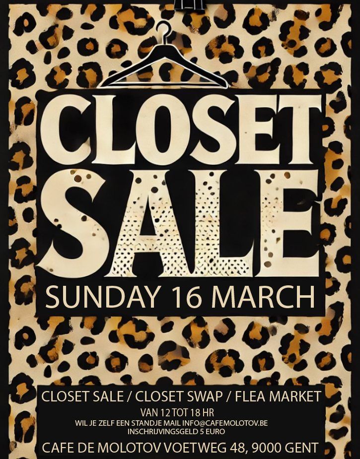 CLOSET SALE