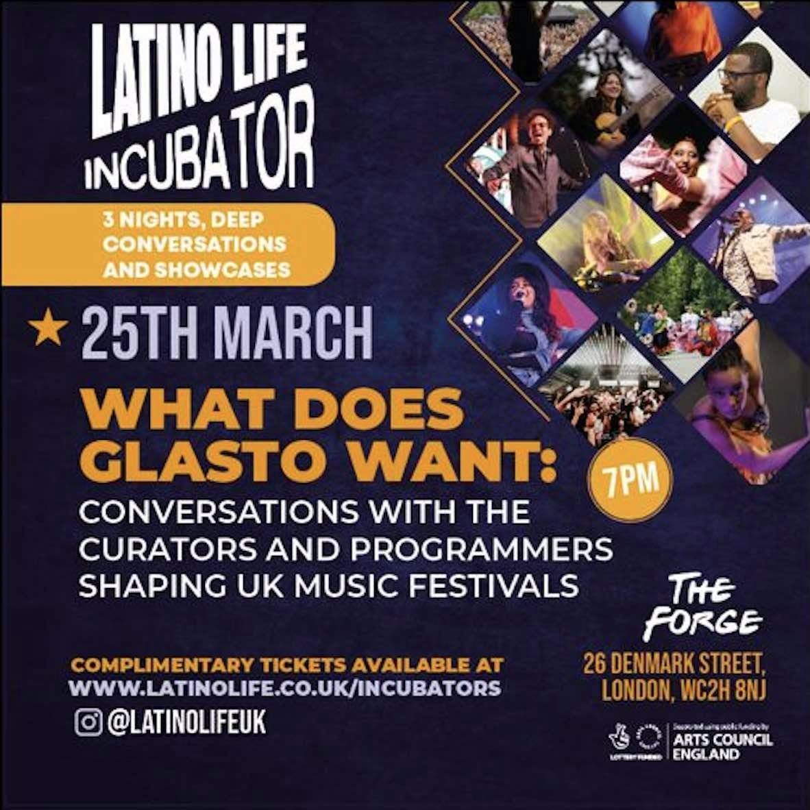 LATINO LIFE INCUBATOR \/What do Glasto Want?