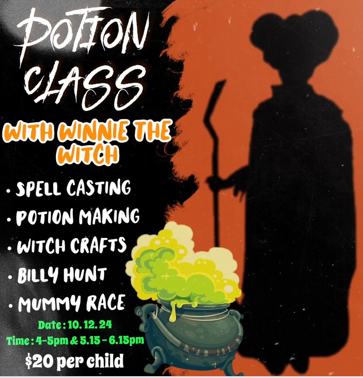 Potion Class with Winnie The Witch! 