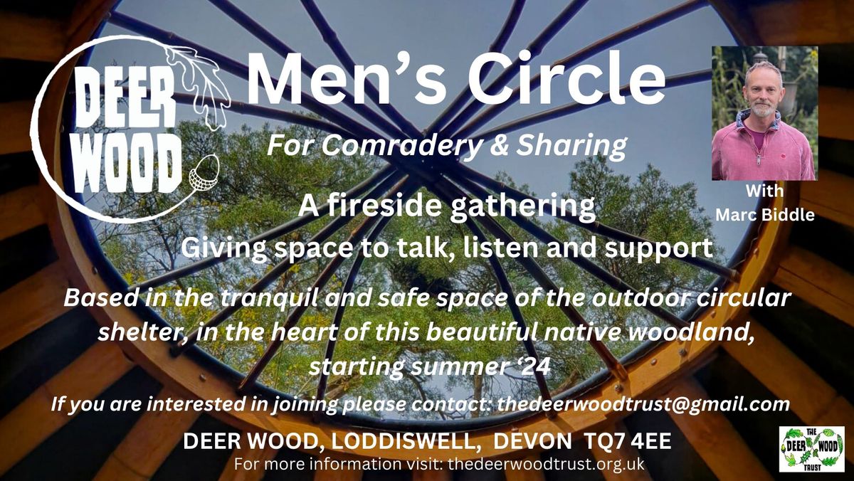 MEN'S CIRCLE - Held on the first Monday of each month at Deer Wood