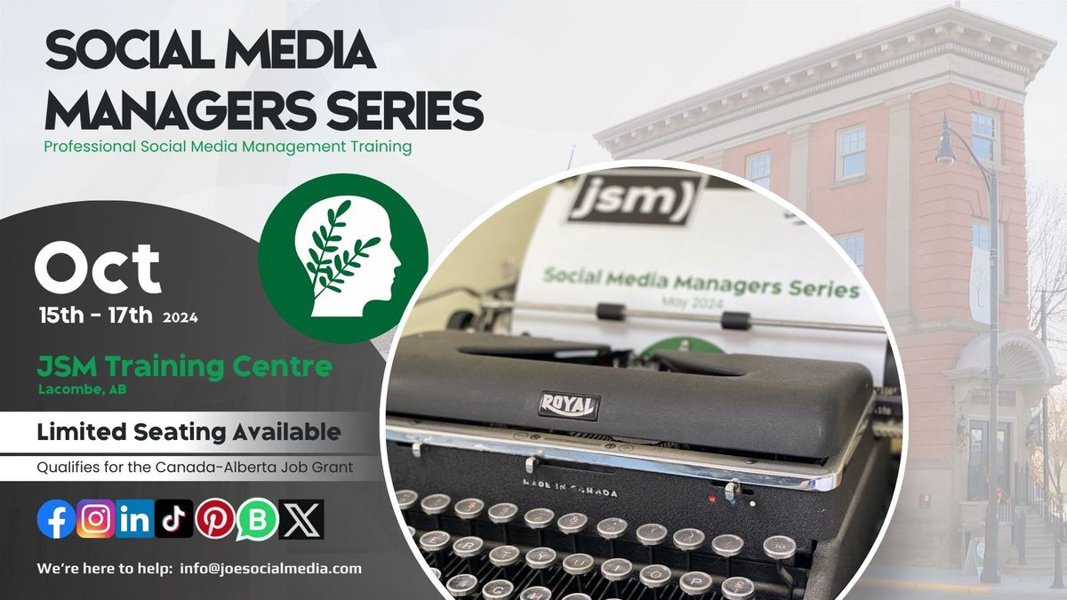 Social Media Managers Series - October