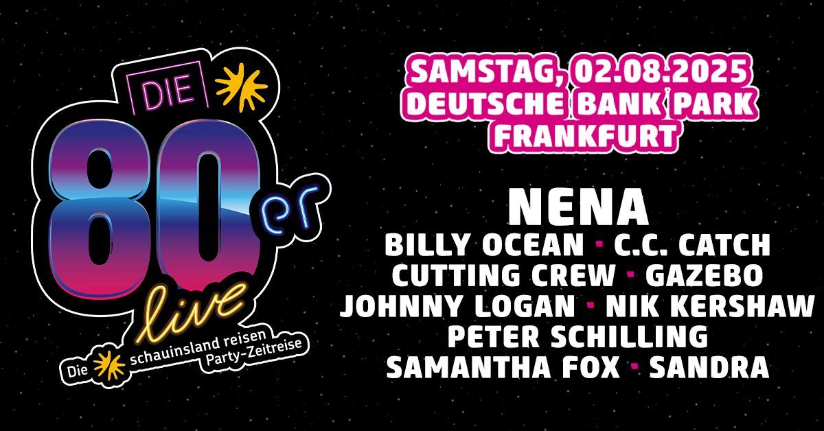 die 80er live in Frankfurt