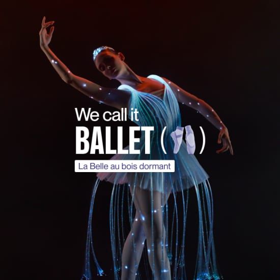 We call it Ballet: la Belle au bois dormant, danse et spectacle de lumi\u00e8re