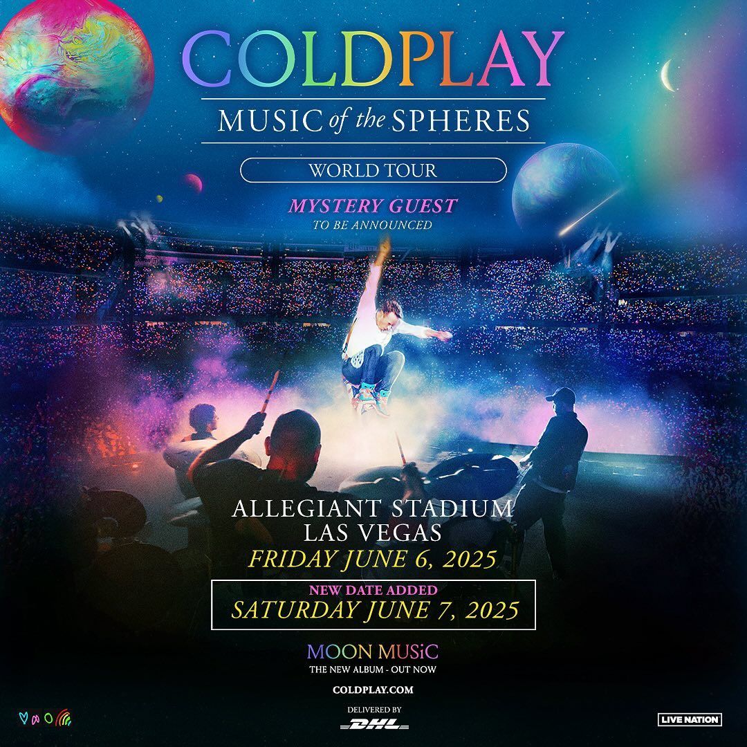 Coldplay at Allegiant Stadium