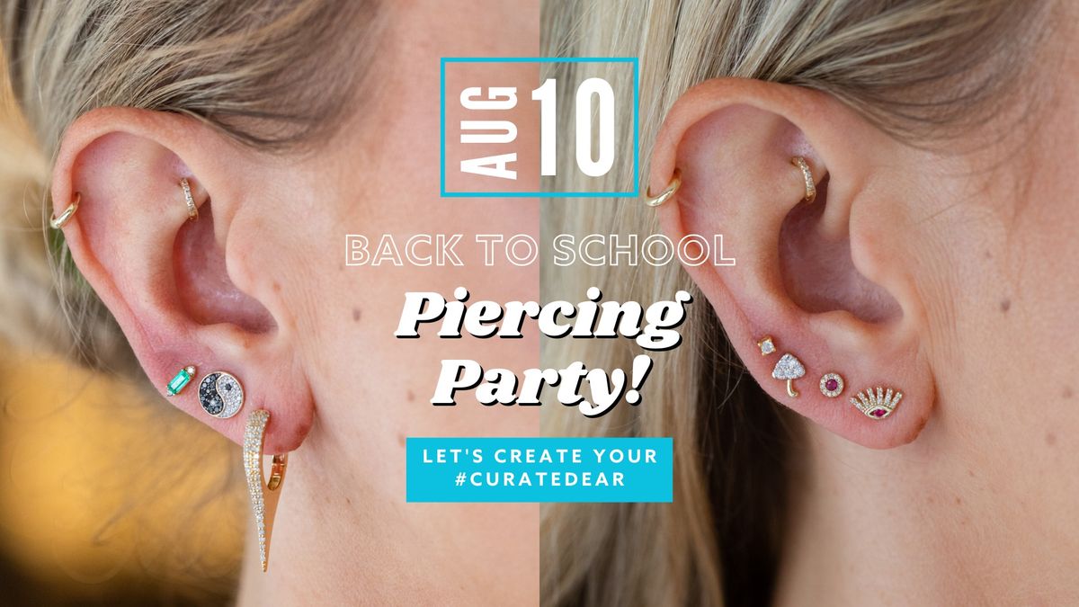 Back to School Piercing Party at J. Landa